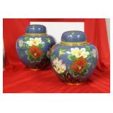 Large Cloisonne Ginger Jar