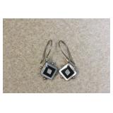 Pair of Sterling Earrings by Designer Aceloni