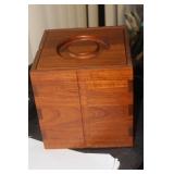 Teak Wood Ice Bucket