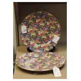 Set of 2 Chintz Royal Winton Plates