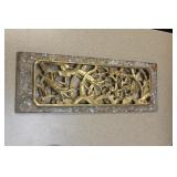 Antique/Vintage Carved Chinese Panel