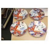 Set of 4 Fukagawa Koi Plates