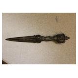 Solid Bronze Tibetan Dagger?