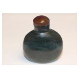 Spinach Jade or Other Gemstone Snuff Bottle