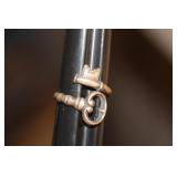 Unusual Sterling Keyring