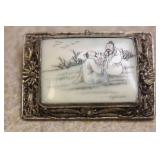 Early Chinese Bone and Filigree Pin or Brooch