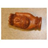 Signed Japanese Wood Netsuke