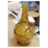 Chicken Foot Amber Spirit Bottle