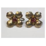 Pair of Sterling and Gold Filled Earrings