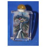 Chinese Crystal or Glass Snuff Bottle