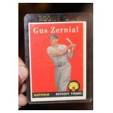 Gus Zernial Baseball Card