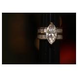 Sterling and Quartz Ring