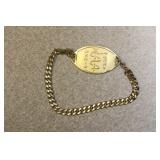 Gold Filled Medic Alert Bracelet