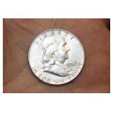 1963-D US Franklin Silver Half Dollar