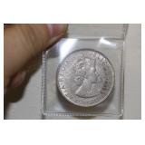 1964 Bermuda Crown Silver Coin