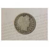 1899 Barber Silver Quarter