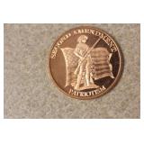 One Ounce Copper Round