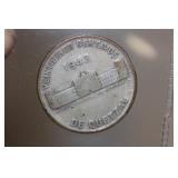 1943 Guatemala 25 Cents Silver Coin