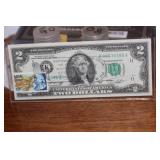 Stamped $2.00 Bicentennial Note