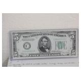 1934 $5.00 Note