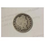 1899 Barber Silver Quarter