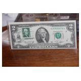 Stamped $2.00 Bicentennial Note