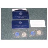 Lot of 2 40% Silver Ike Dollar