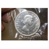 1963 80% Silver Canada Dollar