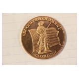 One Ounce Copper Round