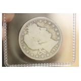 1910 Barber Silver Half Dollar