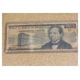 1981 Mexico 50 Cincuenta Pesos Bank Note