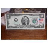 Stamped $2.00 Bicentennial Note