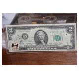 Stamped $2.00 Bicentennial Note