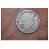 1899 Barber Silver Quarter