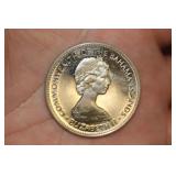 1972 Bahamas $1.00 silver Coin