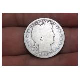 1893-O Barber Silver Quarter