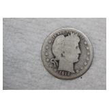 Barber Silver Quarter