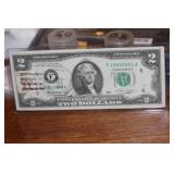 Stamped $2.00 Bicentennial Note