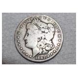 1882-CC Morgan Silver Dollar