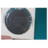 Haiti 1846 Six Centimes Coin