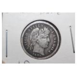 1901-O Barber Silver Dime