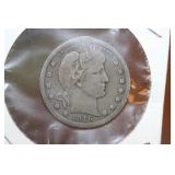 1916 Barber Silver Quarter