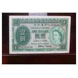 1952 Hong Kong One Dollar Note