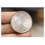 1000 Yen coin mount fuji