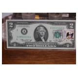 Stamped $2.00 Bicentennial Note