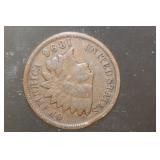 Mint Error Clip Indian Head Cent