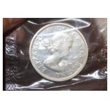 1963 80% Silver Canada Dollar