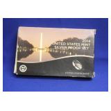 2014 US Mint Silver Proof Set