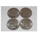 Lot of 4 Clad Ike Dollars