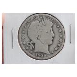 1906-S Barber Half Dollar
